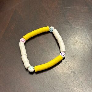 Clay bead bracelet